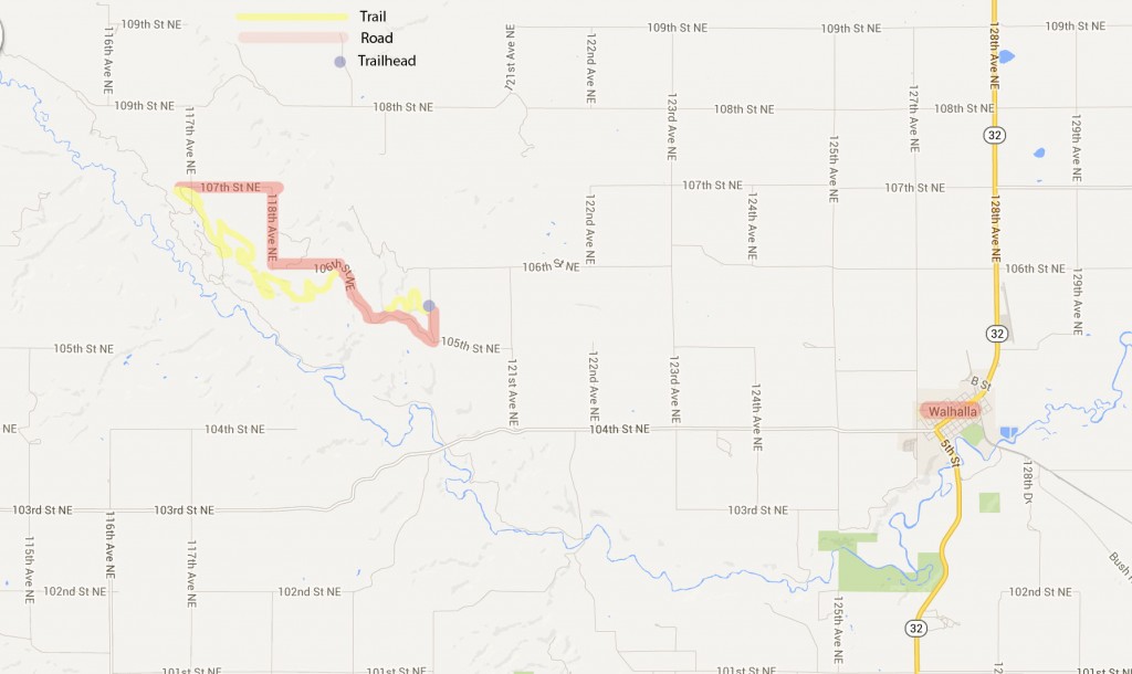 Walhalla map