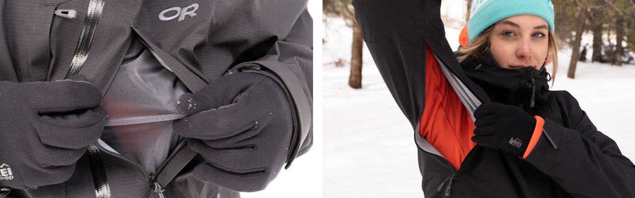 outdoor research x arcade belts carbide bib snow pants women's