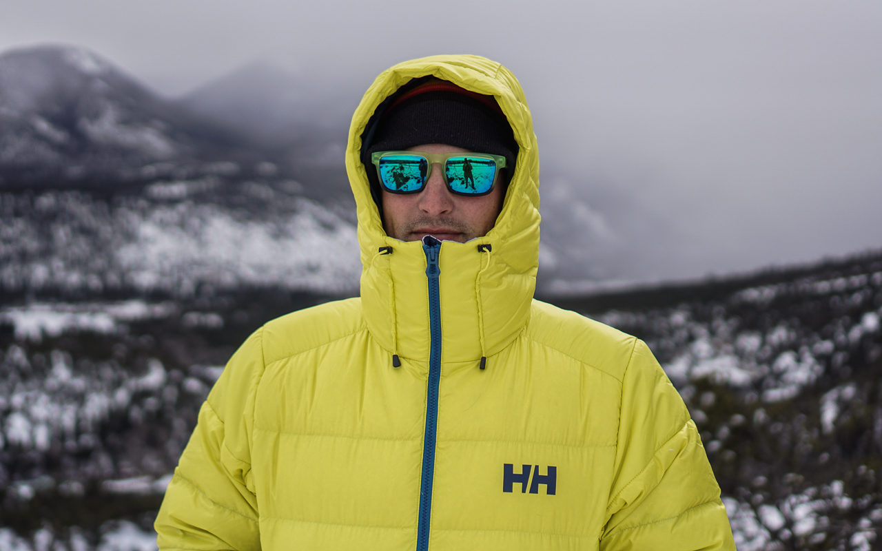 vanir glacier down jacket by helly hansen