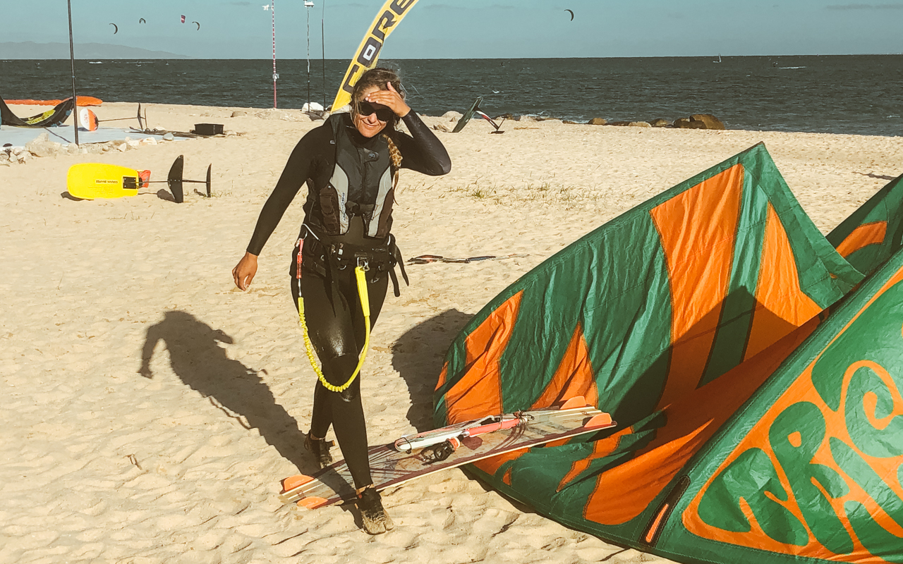 learning to kite board with baja kite and surf in la ventana baja