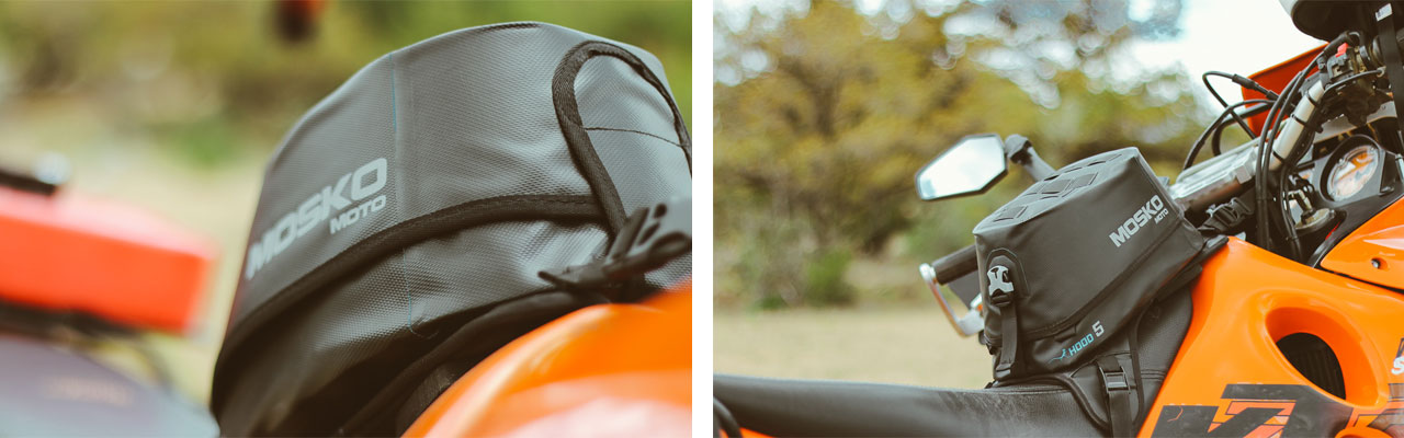 The hood tank bag by Mosko moto