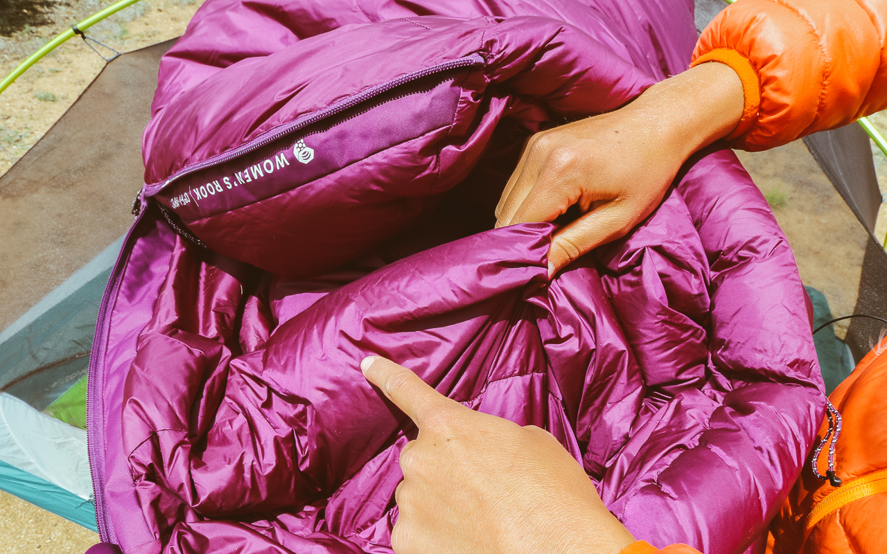 Women's rook sleeping bag review mountain hardwear