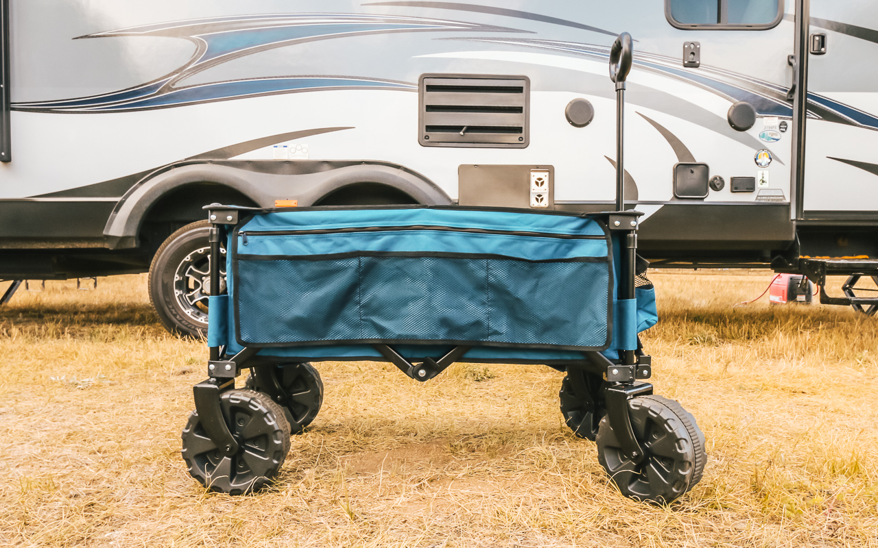 Folding Camping Beach Wagon by Timber Ridge