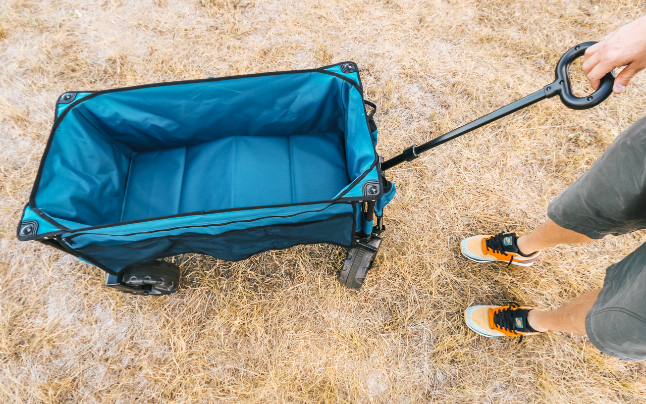 Folding Camping Beach Wagon by Timber Ridge