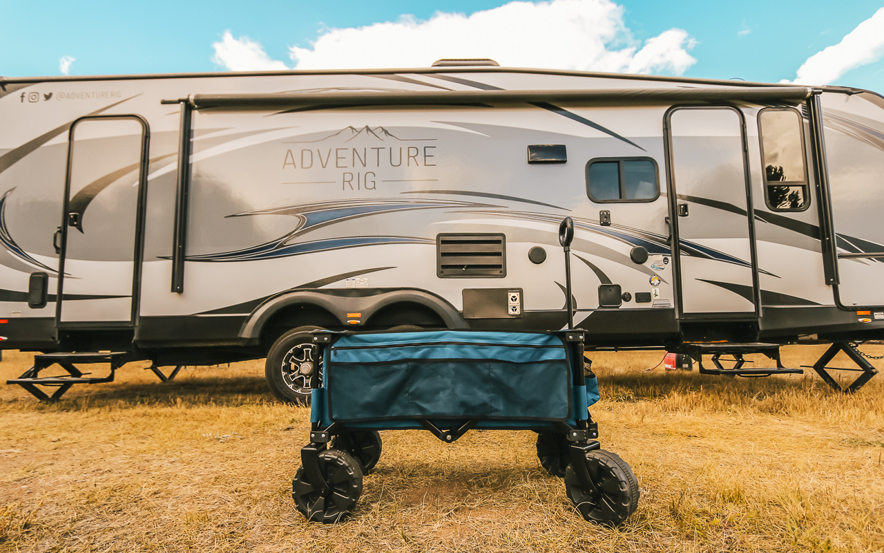 Folding Camping Beach Wagon by Timber Ridge