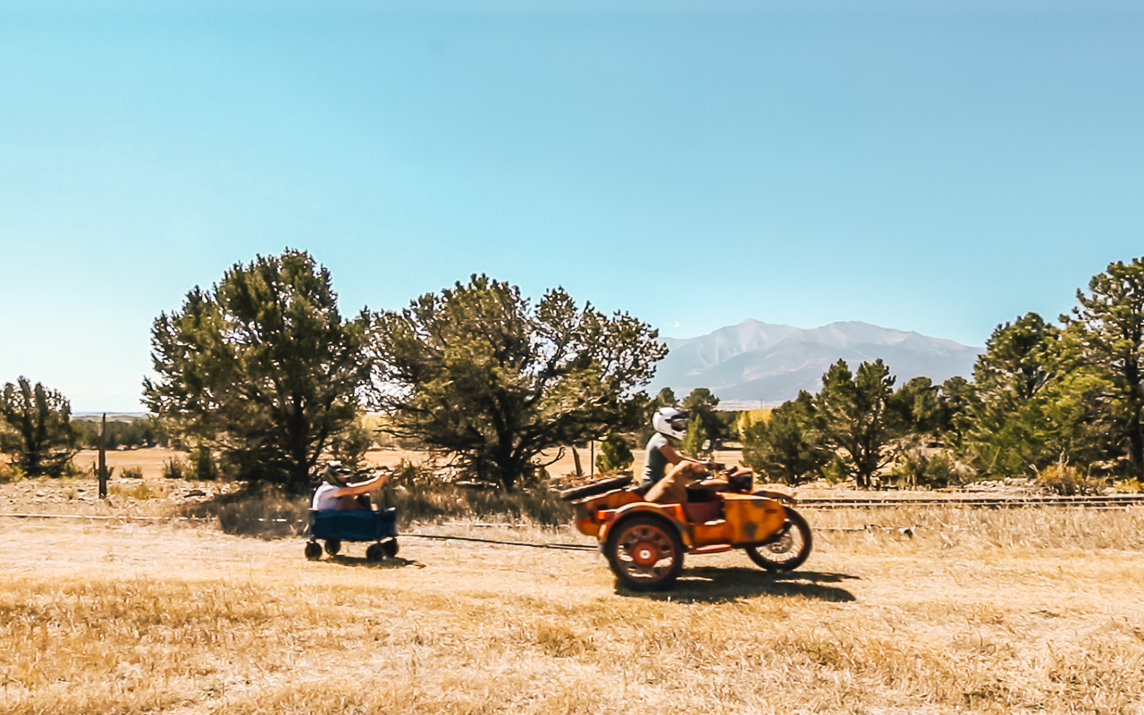 Folding Camping Beach Wagon by Timber Ridge